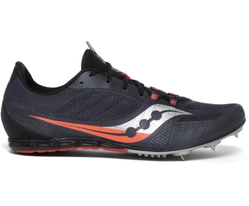 Tenis Saucony Vendetta 3 Hombre Zapatillas Running Gris / Negras México MX-619-RF